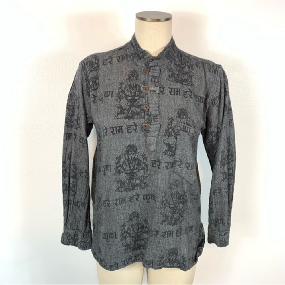 Shopoholic Fashion Men's Light Wight Festive Hippie Shirt Medium